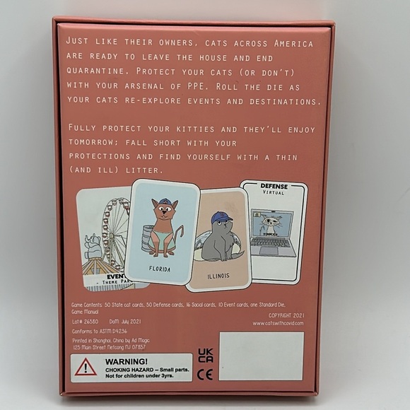 Cats With Covid card game - Picture 2 of 4